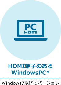 HDMI端子のあるWindowsPC